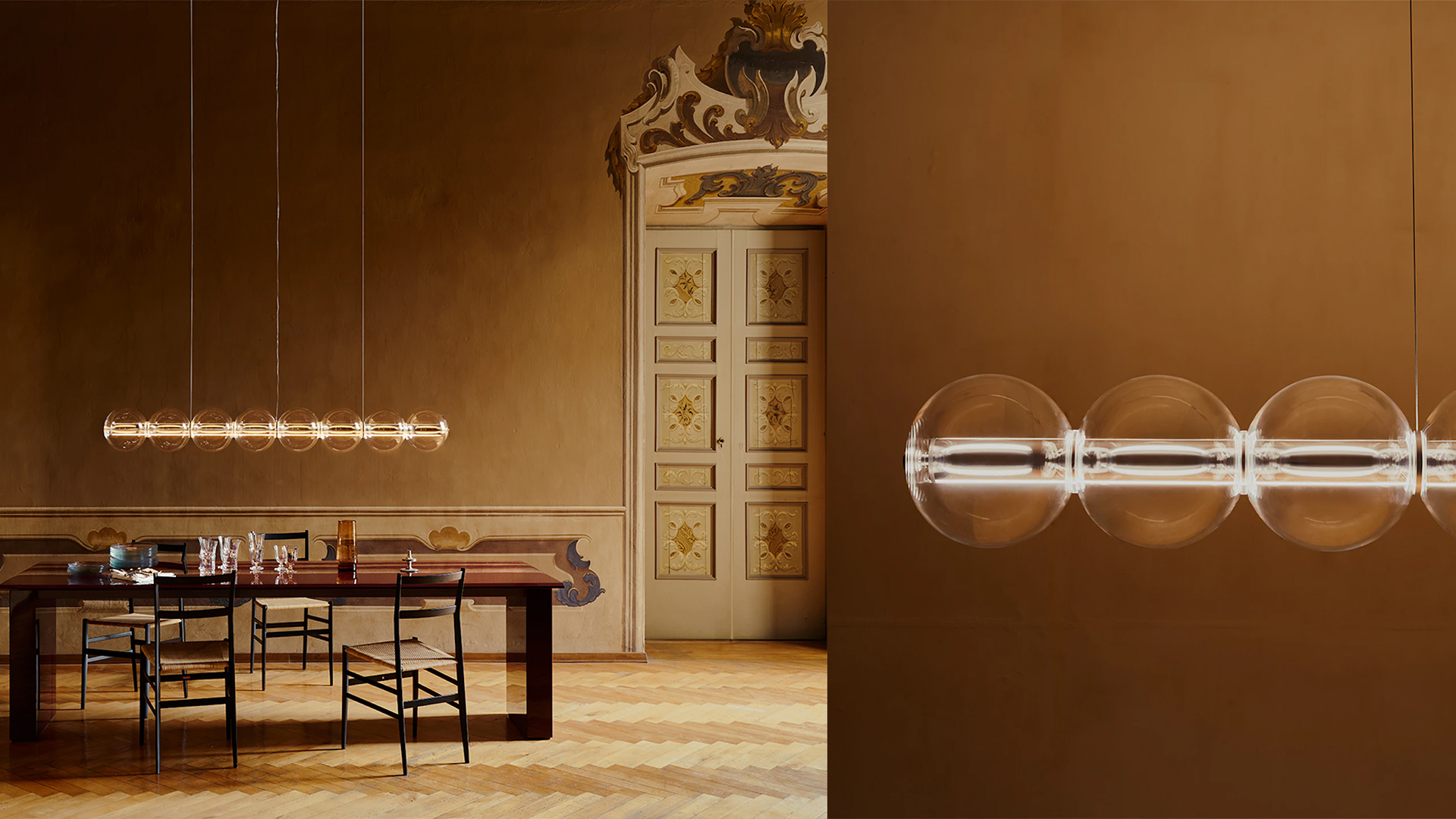 Flos Luce Sferica Suspsension Light, Lifestyle